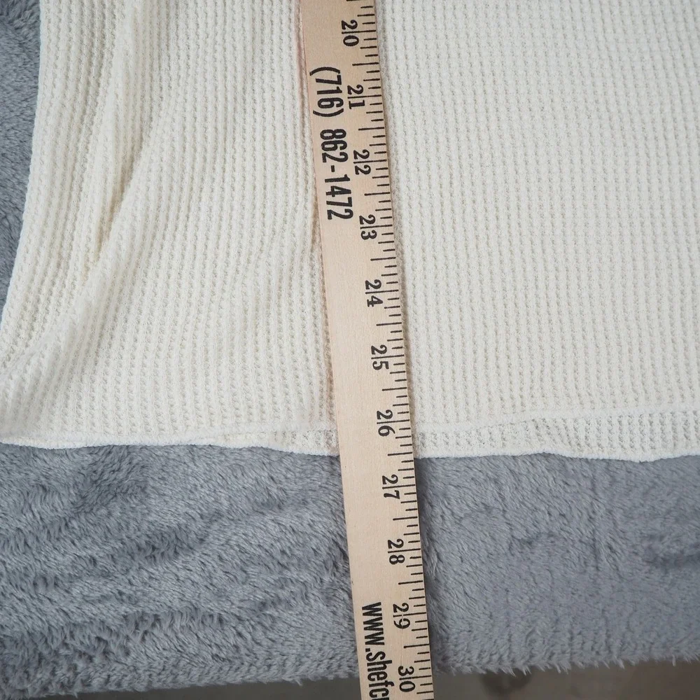 VTG Morgan Mills Thermal Waffle Knit‎ Top Mens L Cotton Long Sleeve Undershirt